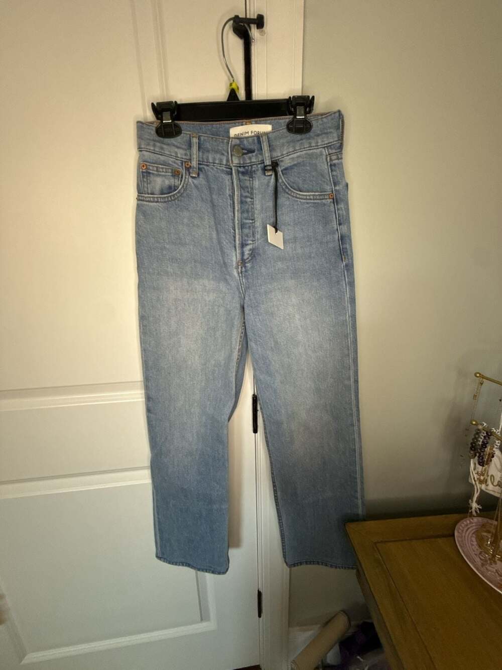 Denim Forum The Arlo High Rise Straight Jeans size 24